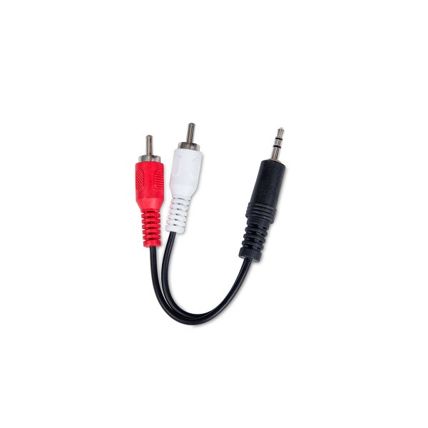 Dcu cable de conexión audio jack 3.5 macho stereo a 2 rca macho 3 metros