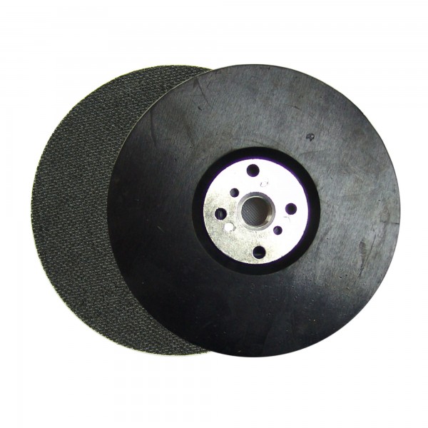 Disco caucho 125 mm. velcro 3mm.