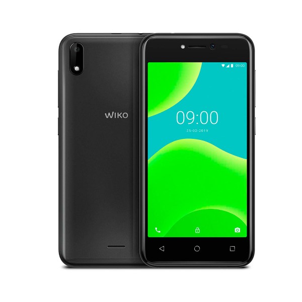 Wiko y50 dark grey móvil 3g dual sim 5'' tn fwvga/4core/16gb/1gb ram/5mp/5mp