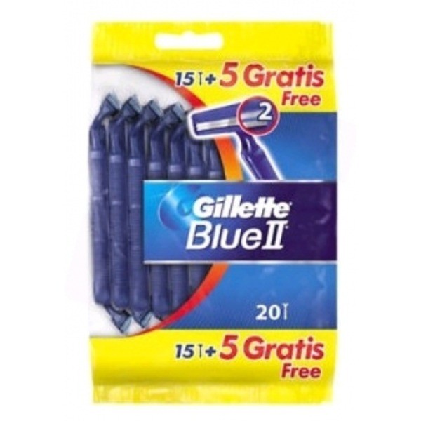 Gillette Maquinillas Blue II 20 uds