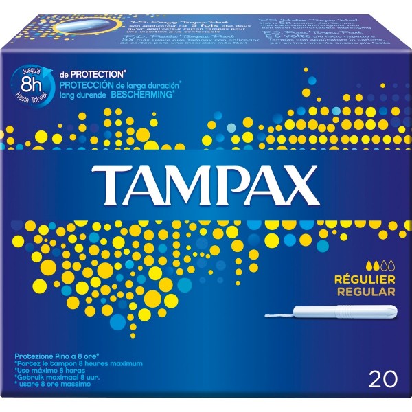 Tampax clasico regular 20 unidades