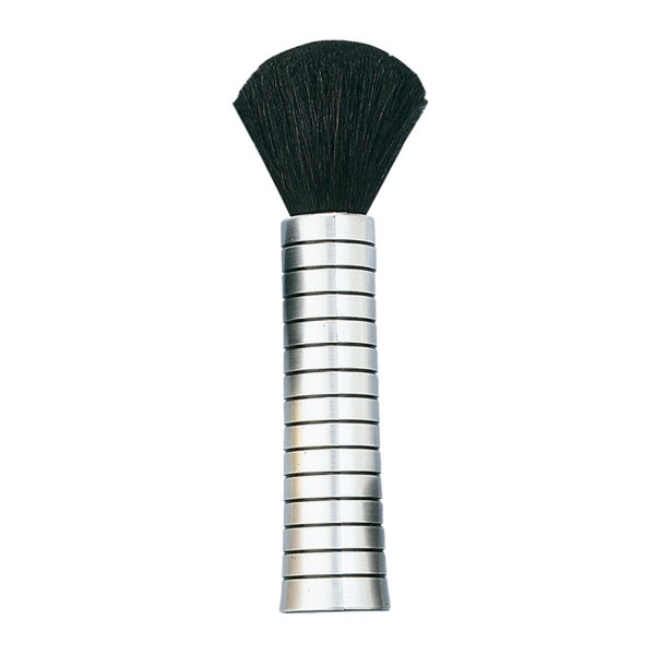 Eurostil barbero cepillo plateado 1un