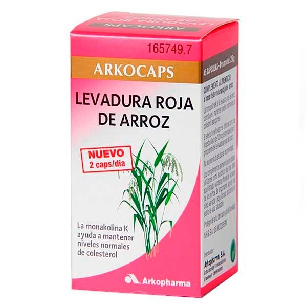 ARKOCAPSULAS LEVADURA ROJA DE ARROZ 45 CAPS