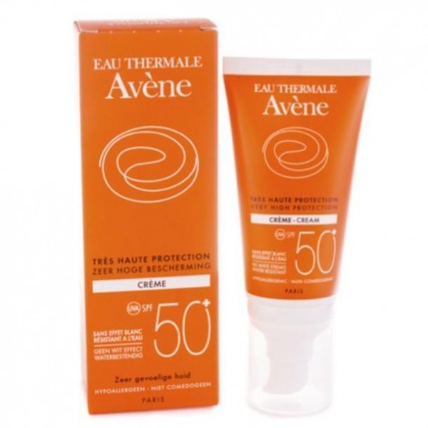 Avene Solar Crema SPF 50+ Sin Perfume 50 ml