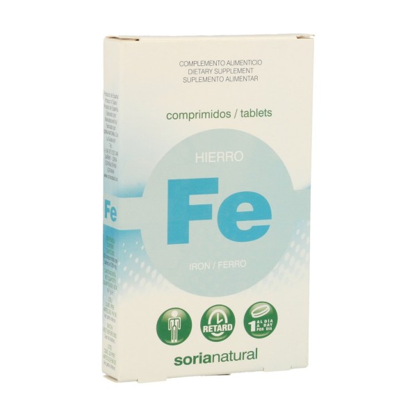 HIERRO 14 MG 32 COMPS SORIA NATURAL