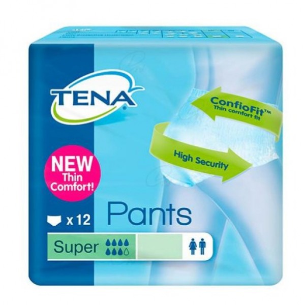 TENA PANTS SUPER T-L 12 UDS
