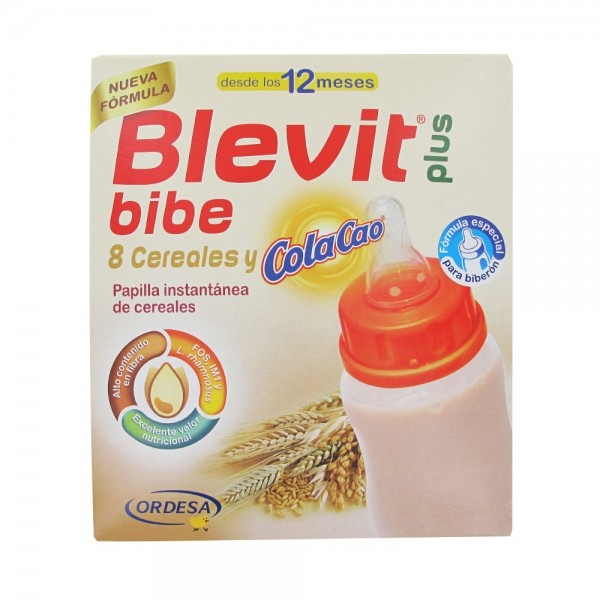 BLEVIT PLUS BIBE 8 CEREALES CON COLACAO 600 G