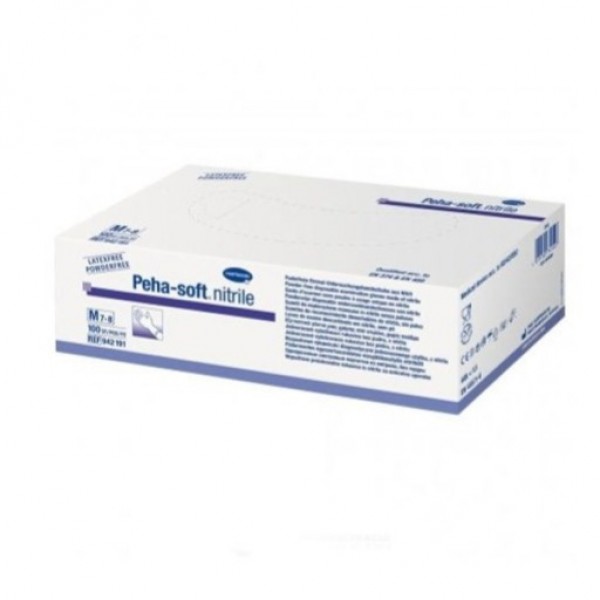 Guantes Pehasoft Nitrilo Sin Polvo Talla Mediana Guantes Pehasoft Nitrilo Sin Polvo Talla Mediana