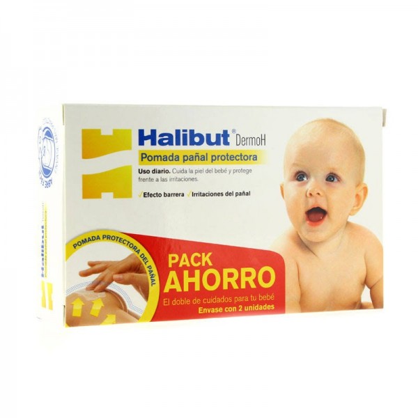 Halibut Dermo H Pomada Pañal Duplo Promo