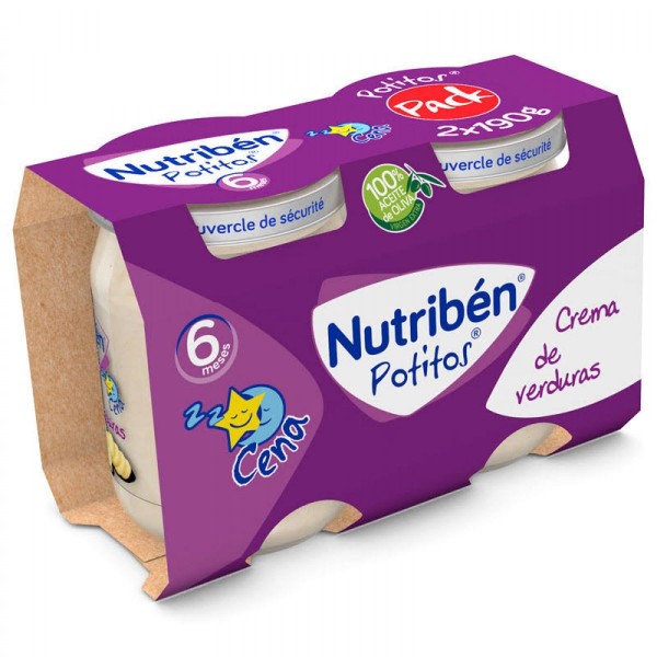 Nutriben Cena Crema de Verduras 2x190 g