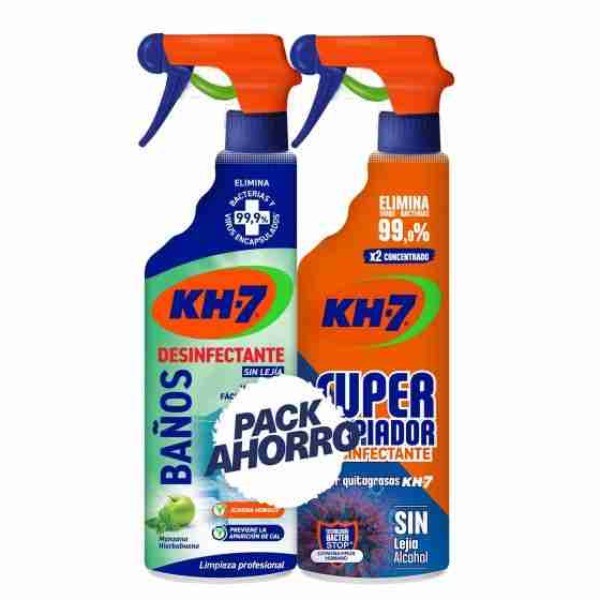 KH-7 ZAS Baños 750ml + Superlimpiador Desinfectante 650ml PACK AHORRO