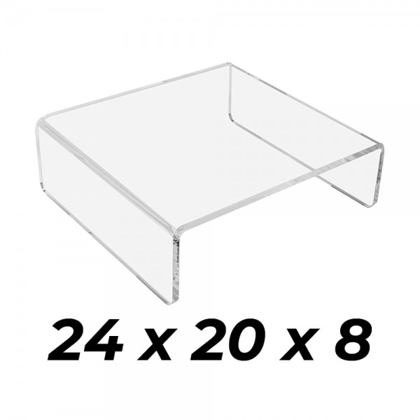 Peana de metacrilato 6 mm para monitor pc