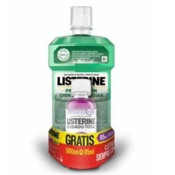 Listerine Protección Dientes Y Encías + Cuidado Total GRATIS
