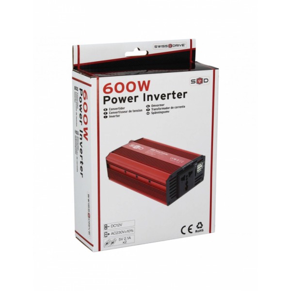 Power Inverter 600W  - ES - PIN600W