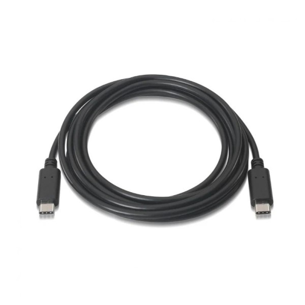 Aisens cable usb 2.0 3a tipo c/m-c/m negro 1.0m