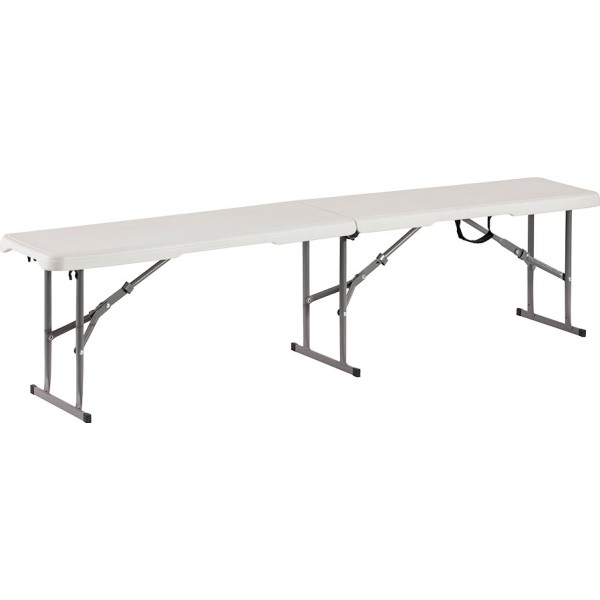 Banco plegable, 183 x 28 x 43 cm