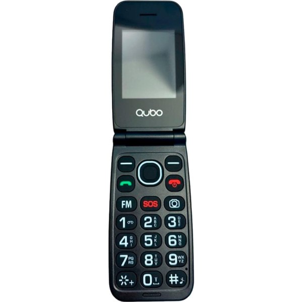 Qubo senior neonw-bk 4g negro / móvil 2.4"
