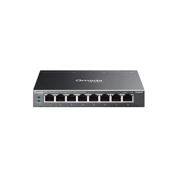 Tp-link es208gp switch 8xgbe poe+ acero desktop