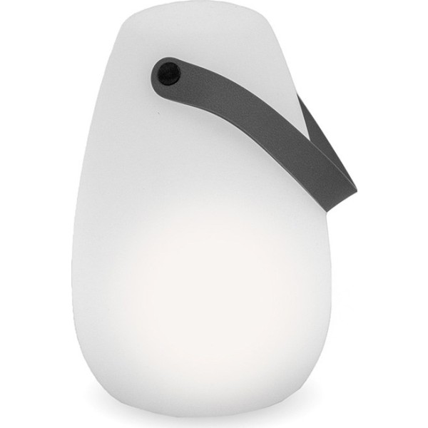 Lámpara de sobremesa recargable, led rgb, portátil, blanca, ø15 x 20 cm