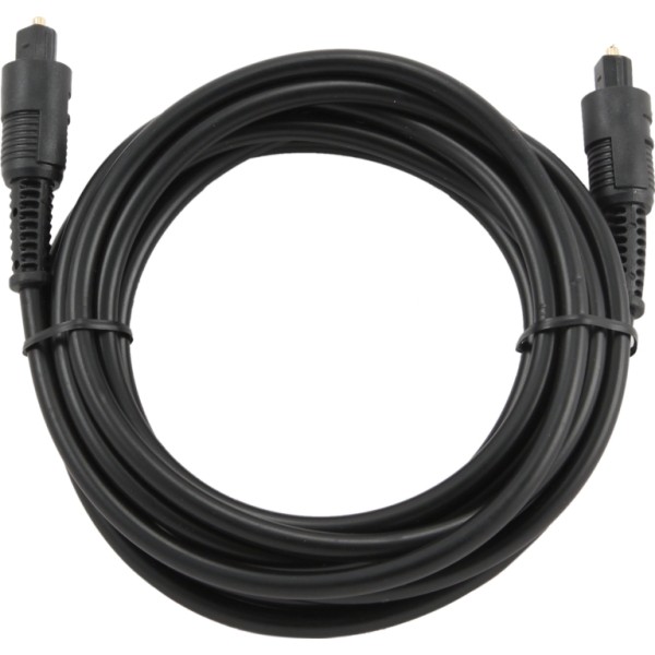 Gembird cable audio optico toslink 3 mts negro