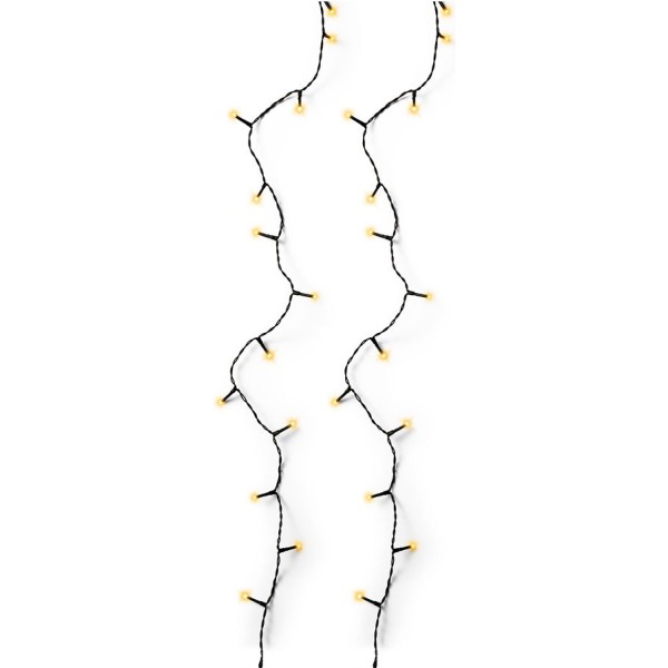 Guirnalda basic multifunción, uso exterior, cálido clásico, 120 leds, 9 m