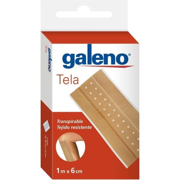 Galeno Tiras Tela Procte 100X6 Cm Color Piel